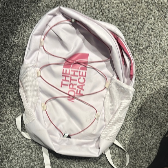 The North Face Light Pink Backpack - Picture 1 of 3